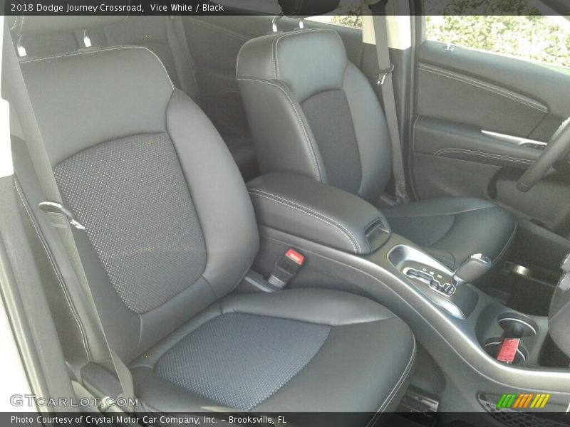 Vice White / Black 2018 Dodge Journey Crossroad