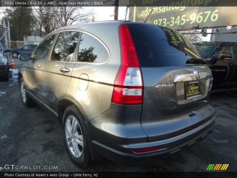 Opal Sage Metallic / Black 2010 Honda CR-V EX-L AWD