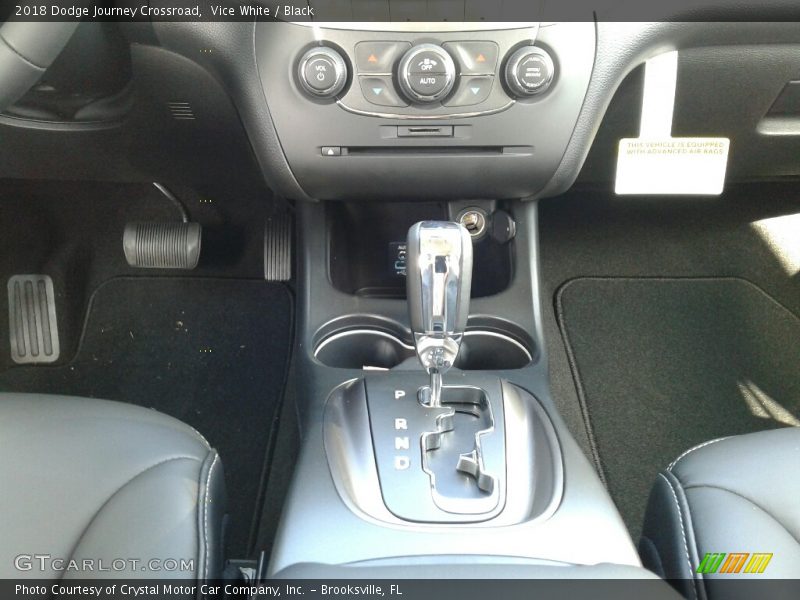 Vice White / Black 2018 Dodge Journey Crossroad