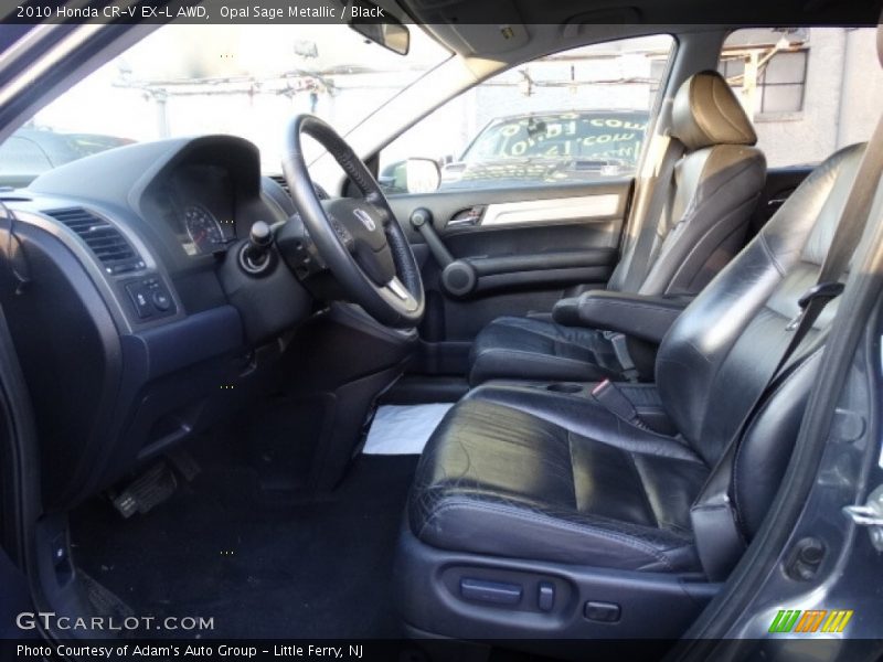 Opal Sage Metallic / Black 2010 Honda CR-V EX-L AWD
