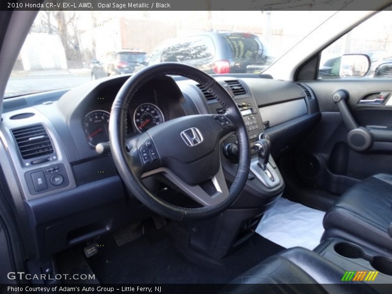 Opal Sage Metallic / Black 2010 Honda CR-V EX-L AWD