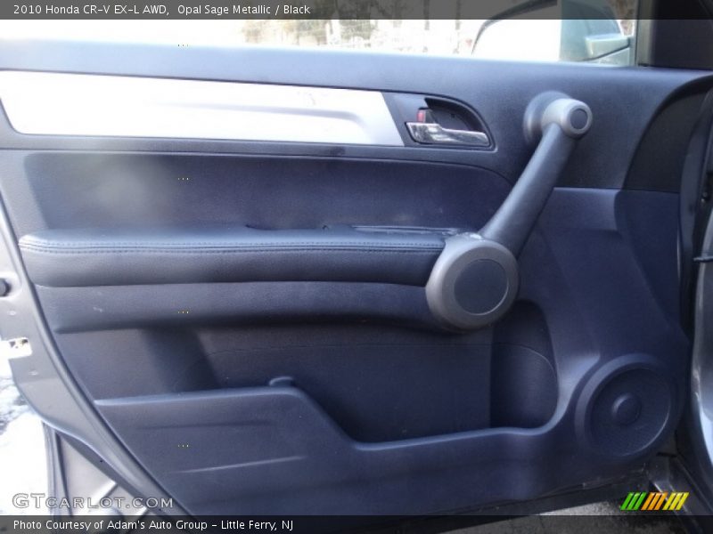 Opal Sage Metallic / Black 2010 Honda CR-V EX-L AWD