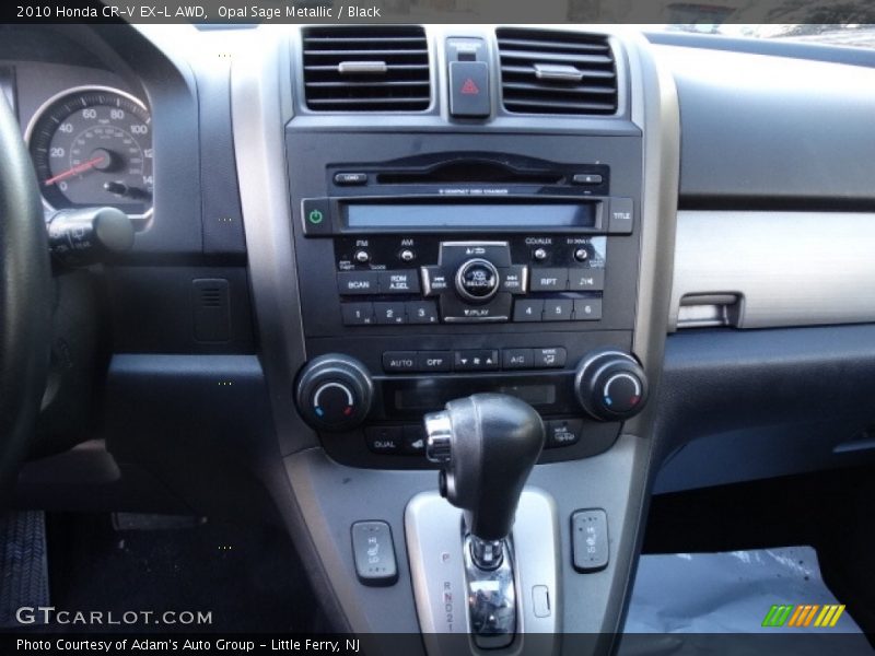 Opal Sage Metallic / Black 2010 Honda CR-V EX-L AWD
