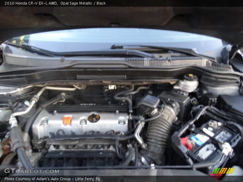 Opal Sage Metallic / Black 2010 Honda CR-V EX-L AWD