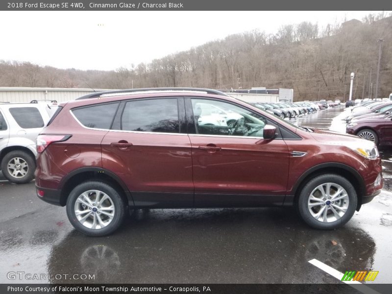 Cinnamon Glaze / Charcoal Black 2018 Ford Escape SE 4WD