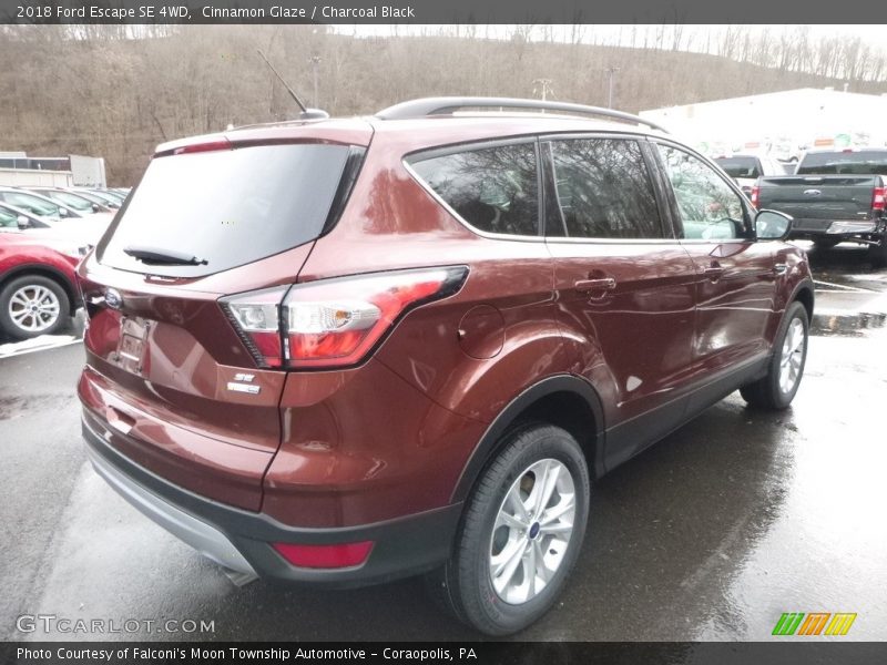 Cinnamon Glaze / Charcoal Black 2018 Ford Escape SE 4WD