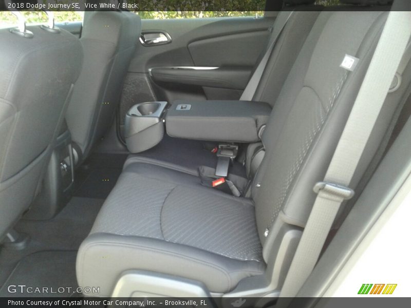 Vice White / Black 2018 Dodge Journey SE