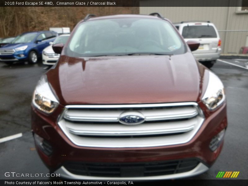 Cinnamon Glaze / Charcoal Black 2018 Ford Escape SE 4WD