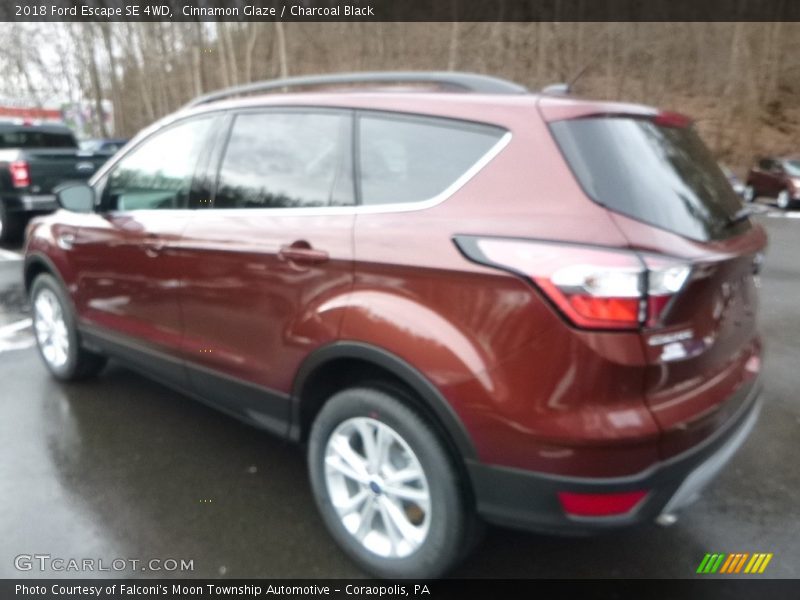 Cinnamon Glaze / Charcoal Black 2018 Ford Escape SE 4WD