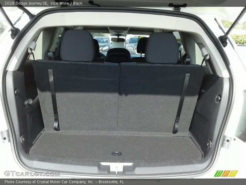 Vice White / Black 2018 Dodge Journey SE