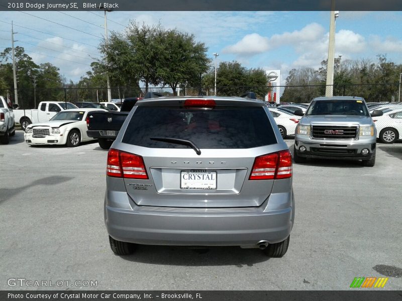 Billet / Black 2018 Dodge Journey SE