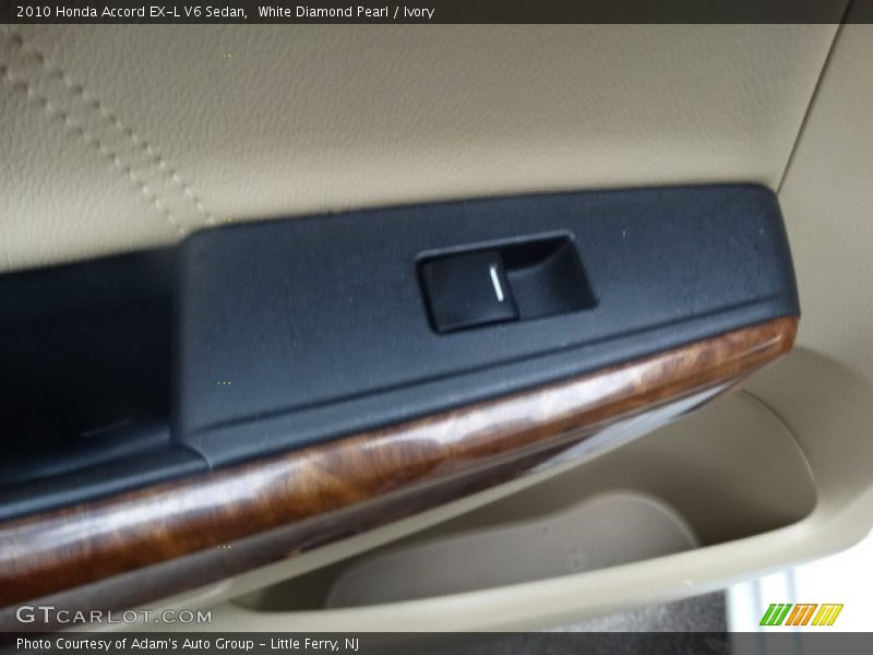 White Diamond Pearl / Ivory 2010 Honda Accord EX-L V6 Sedan