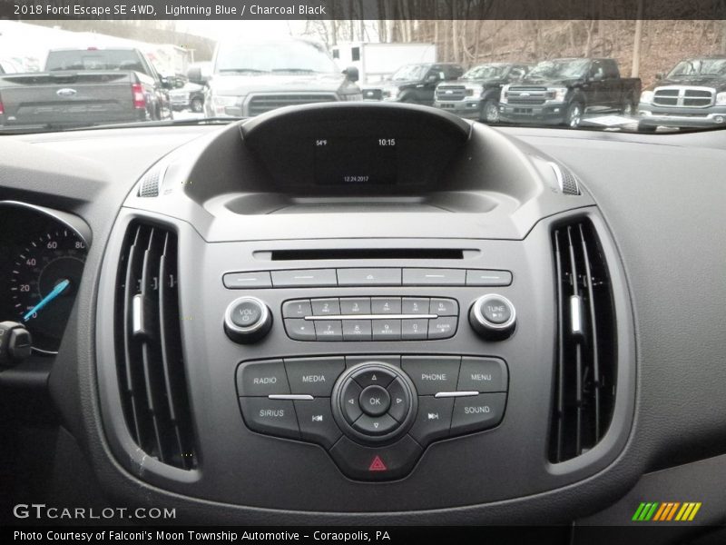 Lightning Blue / Charcoal Black 2018 Ford Escape SE 4WD