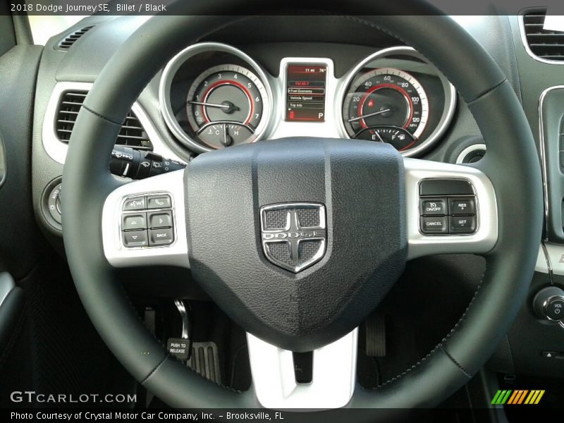 Billet / Black 2018 Dodge Journey SE