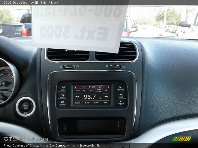 Billet / Black 2018 Dodge Journey SE