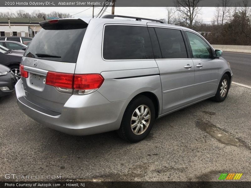 Alabaster Silver Metallic / Gray 2010 Honda Odyssey EX-L