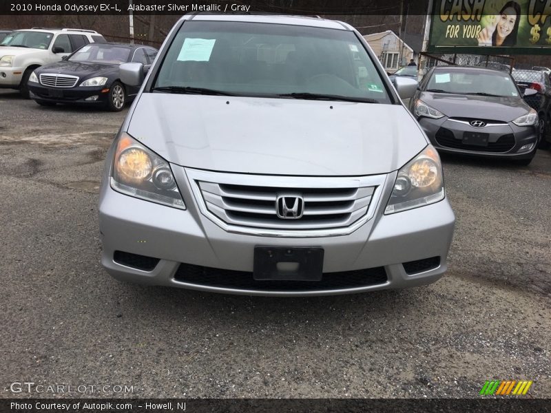 Alabaster Silver Metallic / Gray 2010 Honda Odyssey EX-L