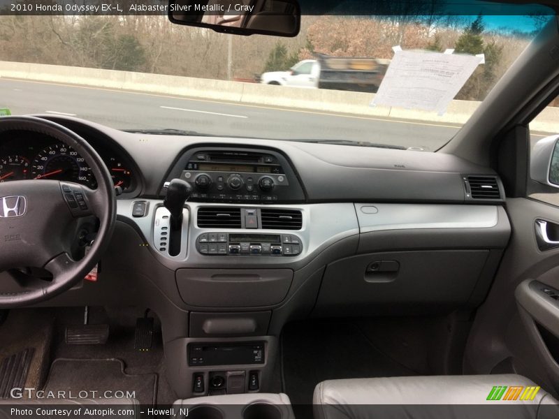 Alabaster Silver Metallic / Gray 2010 Honda Odyssey EX-L