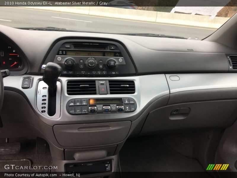 Alabaster Silver Metallic / Gray 2010 Honda Odyssey EX-L