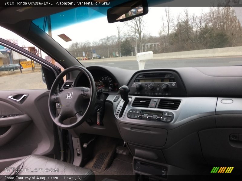 Alabaster Silver Metallic / Gray 2010 Honda Odyssey EX-L