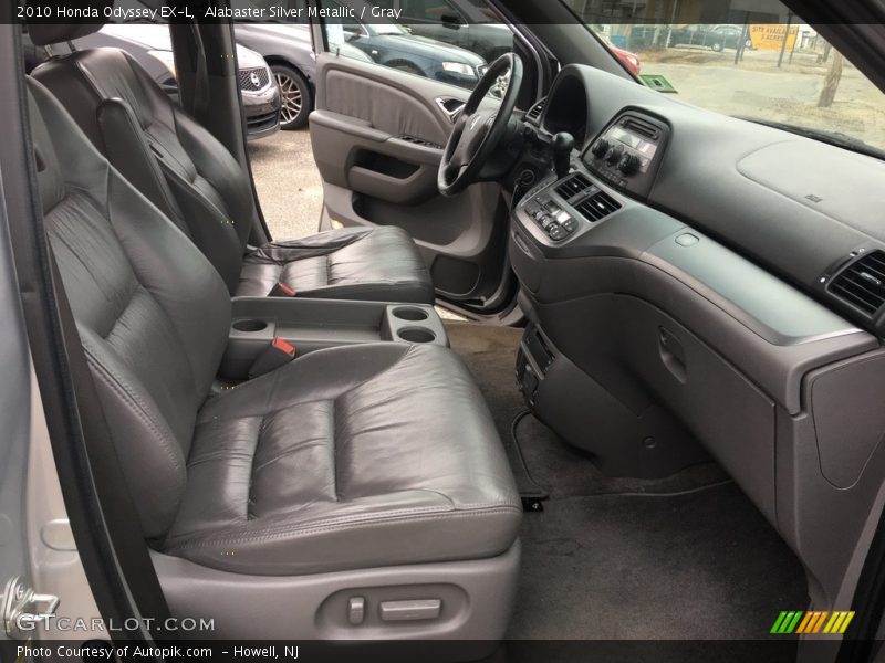 Alabaster Silver Metallic / Gray 2010 Honda Odyssey EX-L