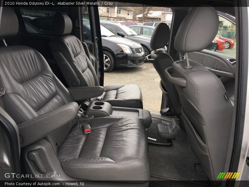 Alabaster Silver Metallic / Gray 2010 Honda Odyssey EX-L