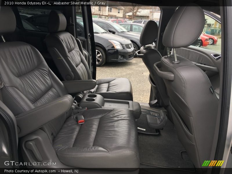 Alabaster Silver Metallic / Gray 2010 Honda Odyssey EX-L