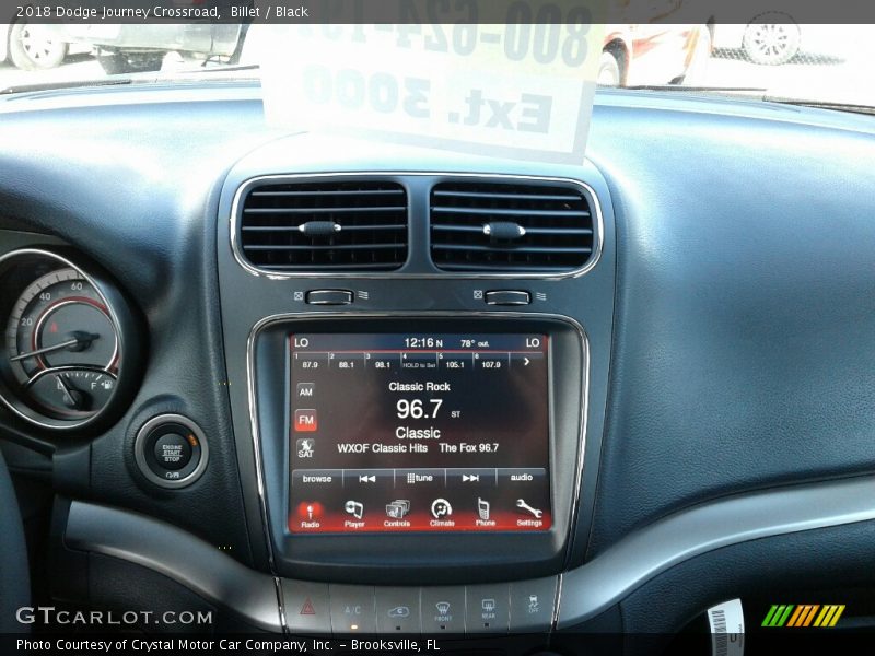 Billet / Black 2018 Dodge Journey Crossroad