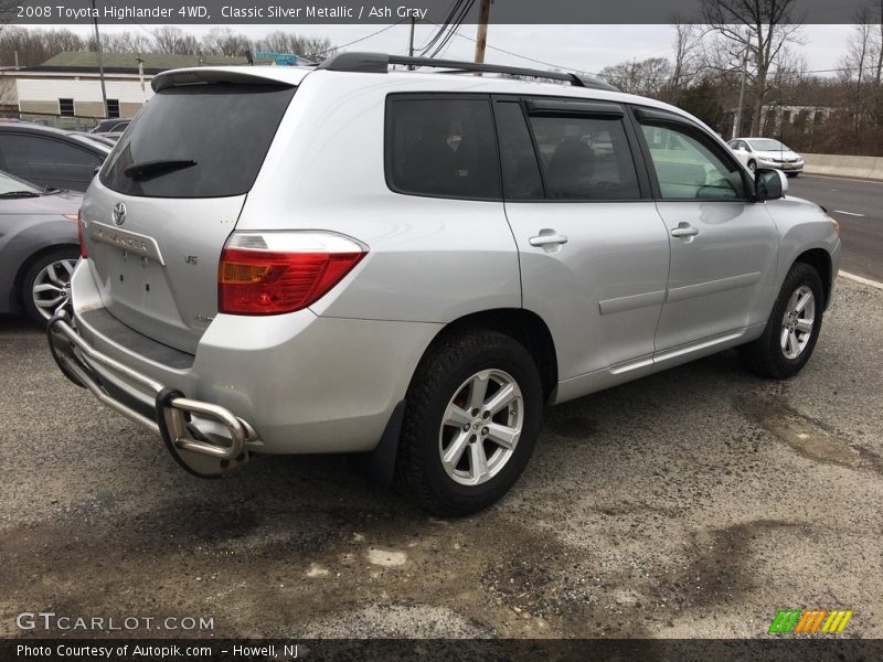 Classic Silver Metallic / Ash Gray 2008 Toyota Highlander 4WD