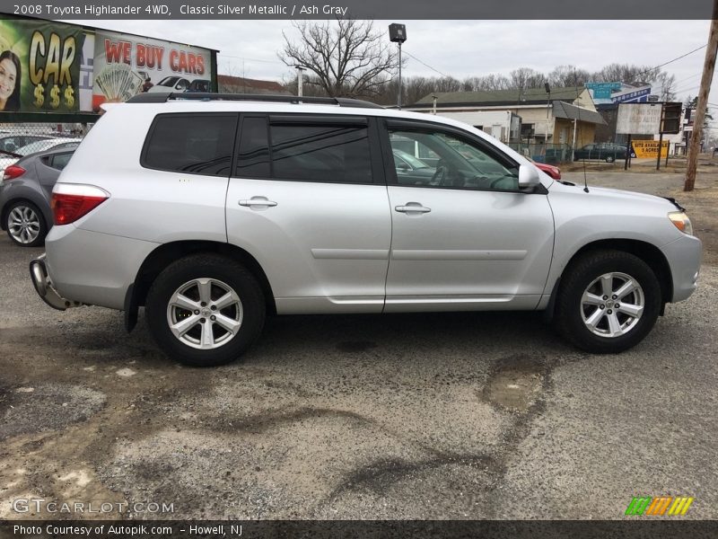 Classic Silver Metallic / Ash Gray 2008 Toyota Highlander 4WD
