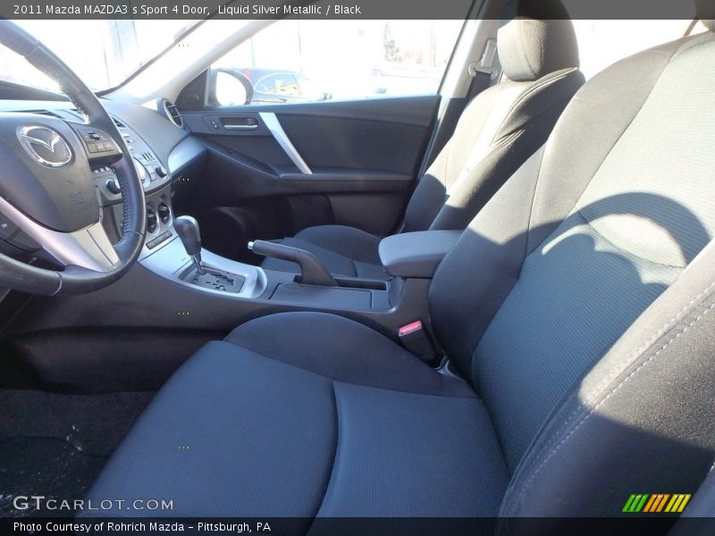 Liquid Silver Metallic / Black 2011 Mazda MAZDA3 s Sport 4 Door