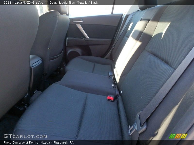 Liquid Silver Metallic / Black 2011 Mazda MAZDA3 s Sport 4 Door