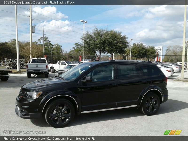 Pitch Black / Black 2018 Dodge Journey Crossroad