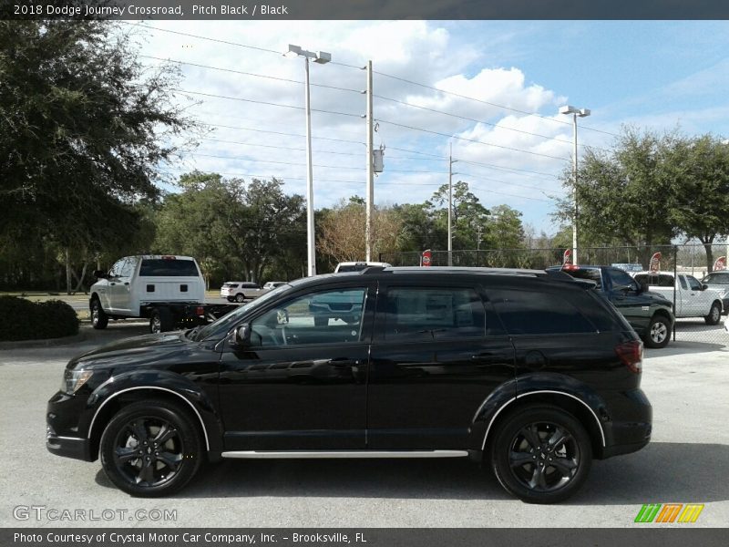 Pitch Black / Black 2018 Dodge Journey Crossroad