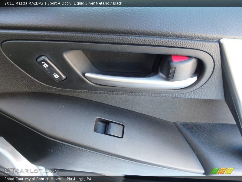 Liquid Silver Metallic / Black 2011 Mazda MAZDA3 s Sport 4 Door