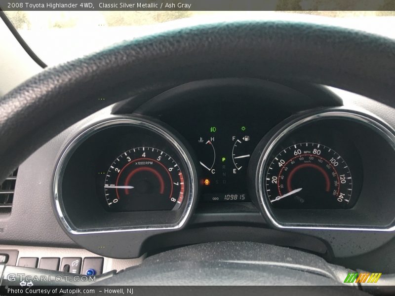 Classic Silver Metallic / Ash Gray 2008 Toyota Highlander 4WD