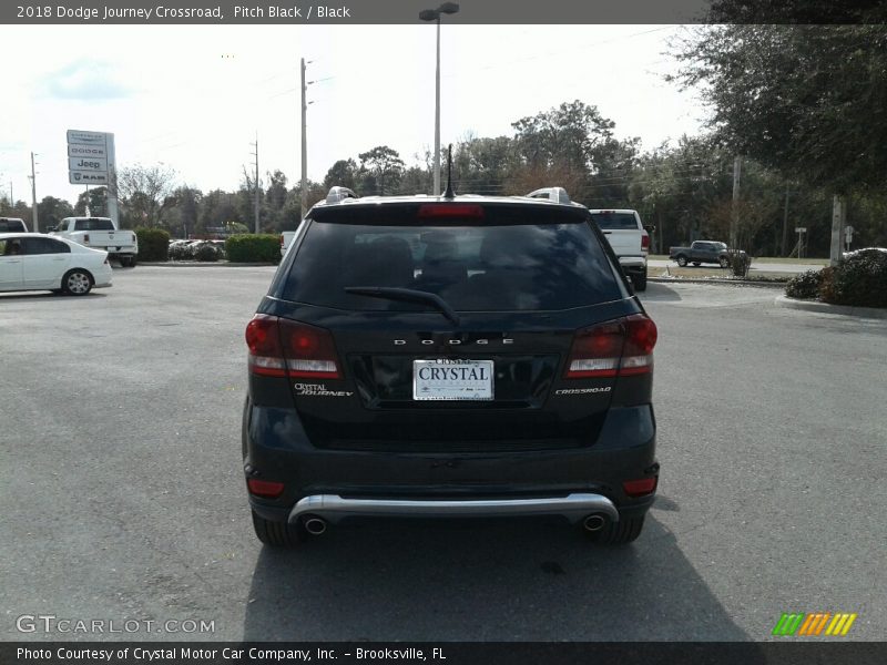 Pitch Black / Black 2018 Dodge Journey Crossroad