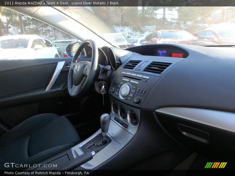 Liquid Silver Metallic / Black 2011 Mazda MAZDA3 s Sport 4 Door