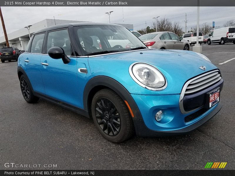 Electric Blue Metallic / Carbon Black 2015 Mini Cooper Hardtop 4 Door