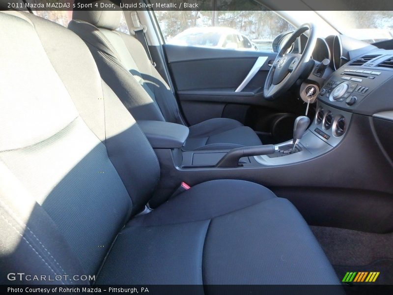 Liquid Silver Metallic / Black 2011 Mazda MAZDA3 s Sport 4 Door