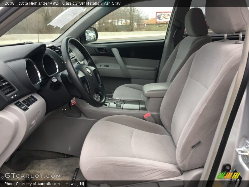 Classic Silver Metallic / Ash Gray 2008 Toyota Highlander 4WD
