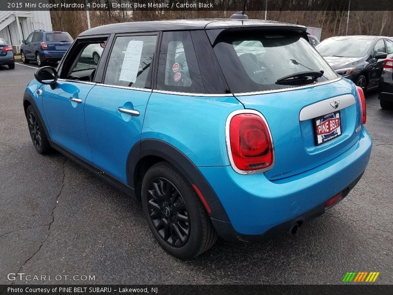 Electric Blue Metallic / Carbon Black 2015 Mini Cooper Hardtop 4 Door