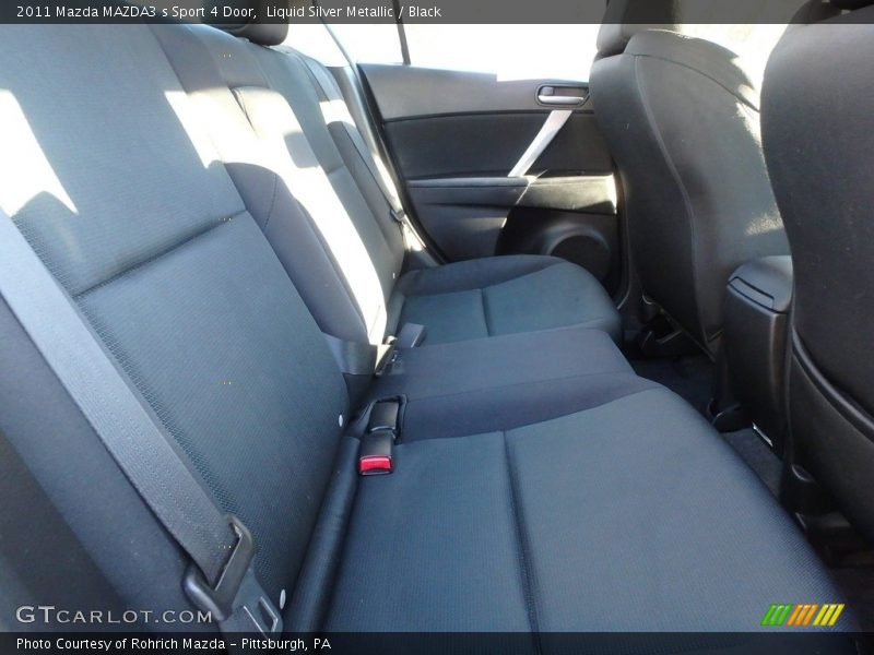 Liquid Silver Metallic / Black 2011 Mazda MAZDA3 s Sport 4 Door