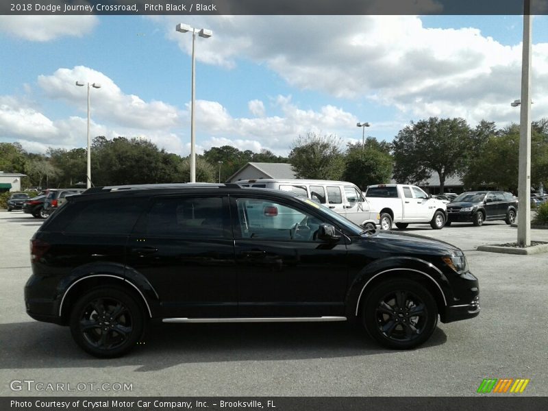 Pitch Black / Black 2018 Dodge Journey Crossroad