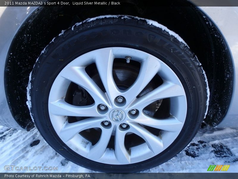 Liquid Silver Metallic / Black 2011 Mazda MAZDA3 s Sport 4 Door