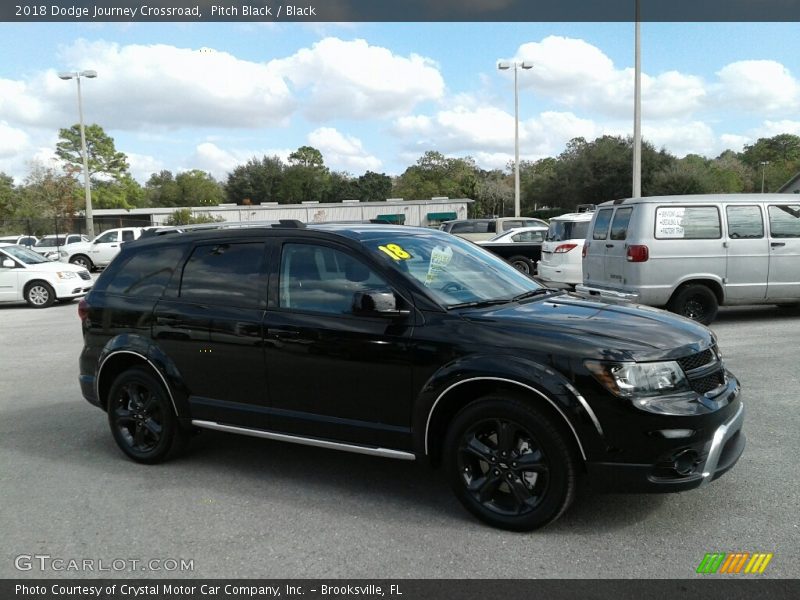 Pitch Black / Black 2018 Dodge Journey Crossroad