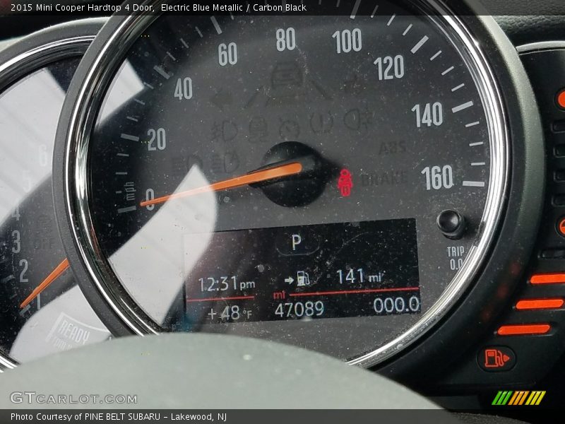 Electric Blue Metallic / Carbon Black 2015 Mini Cooper Hardtop 4 Door