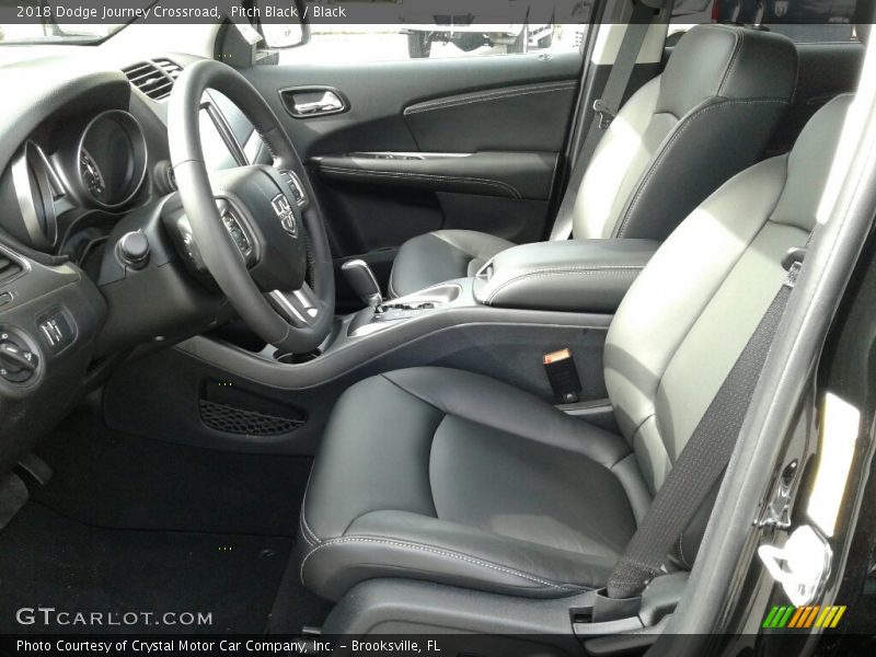 Pitch Black / Black 2018 Dodge Journey Crossroad