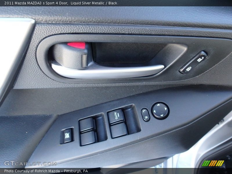Liquid Silver Metallic / Black 2011 Mazda MAZDA3 s Sport 4 Door