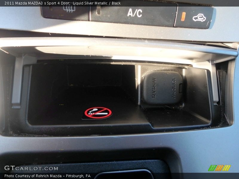 Liquid Silver Metallic / Black 2011 Mazda MAZDA3 s Sport 4 Door